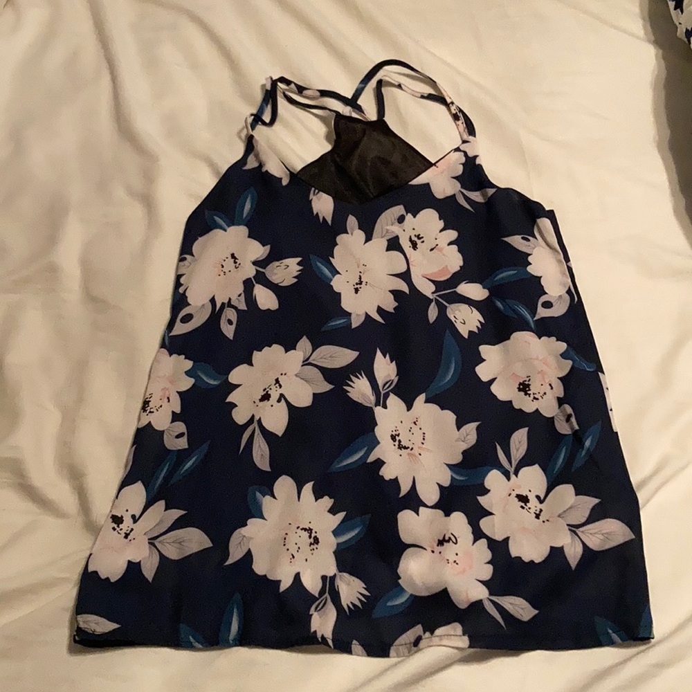 Floral tank top